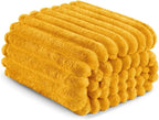 Exclusivo Mezcla Striped Twin Size Fleece Blanket - Image 6