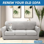 XINEAGE 2026 New 4 Pieces Extra Large Couch Covers - Image 4