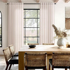 Natural White Linen Curtains 84 Inch Length - Image 8