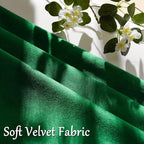GIGIZAZA Green Velvet Pillow Covers 20x20 Decorative Pillows Pack of 2 | Throw - Image 5