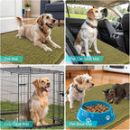 OLANLY Dog Door Mat for Muddy Paws 70x24, Super Absorbent Chenille Mud Mat | - Image 7