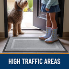 OLANLY Front Door Mat Outside 35x23, All-Season Heavy-Duty Rubber Doormat | - Image 6