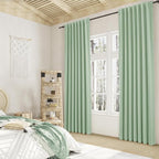 100% Blackout Curtains 120 Inch Length 2 Panels Set - Image 8