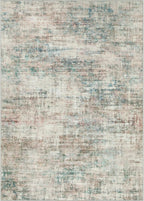 5x7 Area Rugs for Living Room: Washable Abstract Multi Color Badroom Carpet | - Image 8