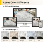 RELEANY Washable 2'x3' Abstract Area Rug - Image 8