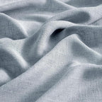 MIULEE Chambray Blue Linen Curtains 52x96 Inch Long - Image 4