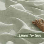 RYB HOME Sheer Curtains 102 inches, Extra Long Floor to Ceiling Curtains | Half - Image 4