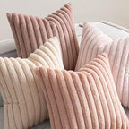 MIULEE Faux Fur Plush Decorative Throw Pillow Covers 18x18, Soft Cute Romantic - Image 6
