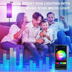 FRIDEKO HOME Floor Lamps for Living Room, Dimmable Colors Temperature & Brightness, Modern Floor Lamp Remote, Tall Standing Lamps for Kid Room Bedroom Office, White Lampshade 9W RGB Smart Bulb