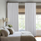 Pinch Pleated Linen White Blackout Curtains 84 Inches Long - Image 7