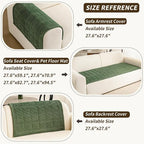 Couch Covers for Dogs Washable, 27.6"x82.7" Non Slip Couch Covers for Loveseat - Image 4