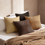 MIULEE Boho Decorative Throw Pillow Covers 20x20 Set of 4 Farmhouse Neutral - Image 4