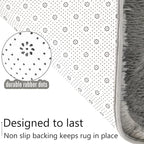LOCHAS 4x6 Area Rugs Fluffy Living Room Carpets - Image 7