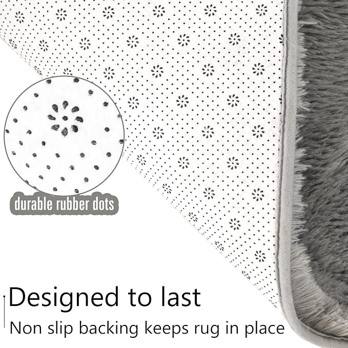 LOCHAS Area Rugs Fluffy Living Room Carpets - Image 6