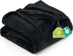 Utopia Bedding Ultra Soft Fleece Bed Blanket King Size Black | Microfiber Plush by UTOPIABEDDING