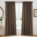 RYB HOME Linen Semi Sheer Curtains by RYBHOME