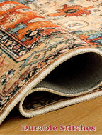 SERISSA 2'6"x12' Washable Non Slip Boho Runner Rug - Image 7