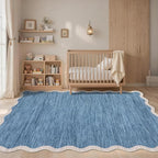 GarveeHome Scalloped Large 10x13 Area Rug - Image 2