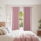 100% Blackout Curtains 90 Inch Length 2 Panels Set - Image 8