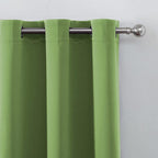 Light Green Thermal Blackout Curtains/38 x 84 Inch/Set of 2 Panels Room - Image 7