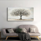 Canvas Wall Art Decor Tree of Life Art Modern Black and White Art Prints Canvas Art Wall Decor Artwork for Walls Decorations Pictures for Living Room for Home Office Wall Decor 20"X40"
