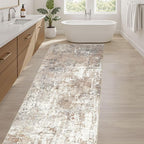 LOONGRUG Runner Rug 2x6 Washable Non-Slip Kitchen Neutral Modern Rug | Abstract - Image 5