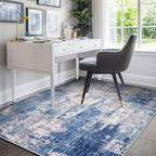 RELEANY Washable 7'x9' Abstract Area Rug - Image 8