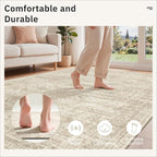 Soalmost 9x12 Non Slip Rug Pads, 1/4" Thick Felt Cushioned Rug Gripper Pad | - Image 7
