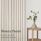 Topfinel 102 Inch Curtains 2 Panels Set, Two Packs Pinch Pleat Back Tab Linen - Image 7