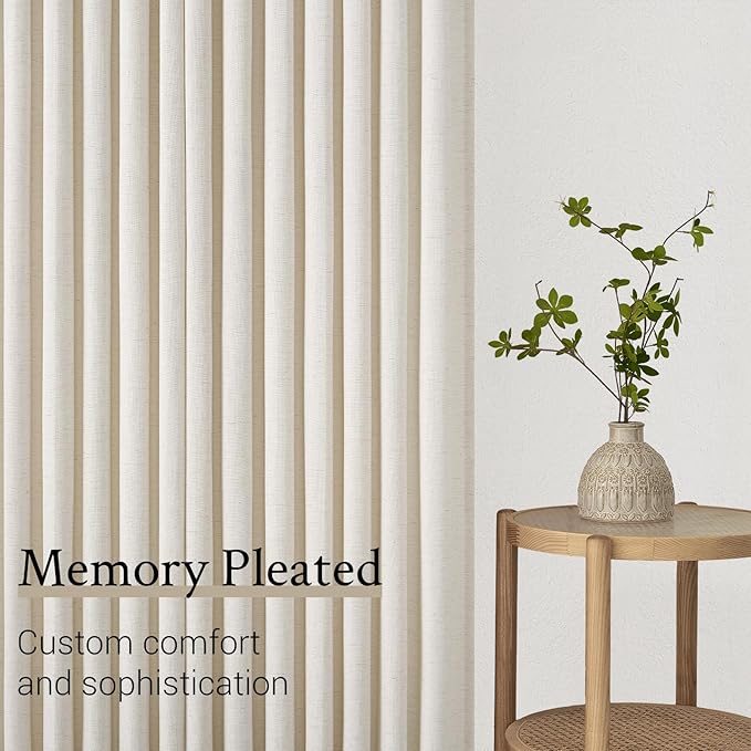 Topfinel Pinch Pleated 94 Inch Curtains 2 Panels - Image 7