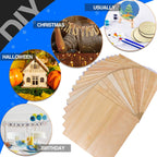 18 Pack Basswood Sheets 12"x12"x1/8" for Crafts, Unfinished Basswood Craft Board Perfect for DIY Ornaments and Models, Drawing, Painting, Engraving, Wood Burning, Laser Cutting
