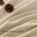 102 Inch Long Curtains Pinch Pleat Linen Curtains - Image 3
