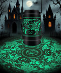 Halloween Decorations Solar Lanterns Outdoor Waterproof Scary Pumpkin Lights for Garden, Patio, Yard, Lawn Porch Halloween Decor Hanging Solar Lights Unique Gifts for Outdoor Decor