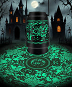 Halloween Decorations Solar Lanterns Outdoor Waterproof Scary Pumpkin Lights for Garden, Patio, Yard, Lawn Porch Halloween Decor Hanging Solar Lights Unique Gifts for Outdoor Decor