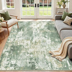 RELEANY Washable 5'x8' Abstract Area Rug by RELEANY