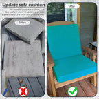Sqodok Outdoor Cushion Covers 19x19 inch, Wicker Chair - Image 8