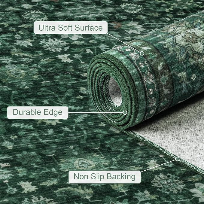 9x12 Area Rugs Living Room: Washable Rug - Image 7