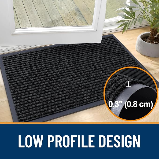 OLANLY Front Door Mat 40x32, Waterproof Heavy-Duty Indoor Outdoor Doormat | - Image 4