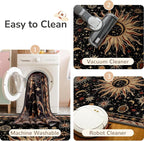 Vacuum-Friendly, 5x8 Washable Area Rug - Image 4