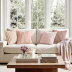 MIULEE Faux Fur Plush Decorative Throw Pillow Covers 20x20, Soft Cute Romantic - Image 3