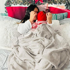 Bedsure GentleSoft Fleece Blanket King Size Linen - Image 6