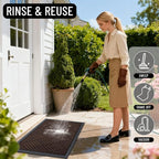 OLANLY Front Door Mat Outside Entrance 59x23, Waterproof Heavy-Duty Doormat | - Image 8