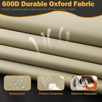 Sqodok Patio Cushion Cover 19x19 inch, Outdoor Seat Cushion Slip Cover - Image 4