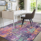RELEANY Washable 5'x7' Abstract Area Rug - Image 8