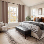 Blackout Curtains for Bedroom, Cappuccino, 42 x 54 Inch, 2 Panels | Thermal - Image 6