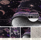 Vacuum-Friendly, Round 6ft Washable Area Rug - Image 3