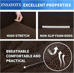 ZNSAYOTX 1 Piece Jacquard Chair Slipcovers - Image 4