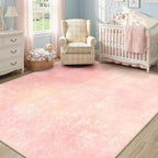 RELEANY Washable 9'x12' Abstract Area Rug - Image 2