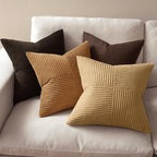 MIULEE Boho Decorative Throw Pillow Covers 20x20 Set of 4 Farmhouse Neutral - Image 3
