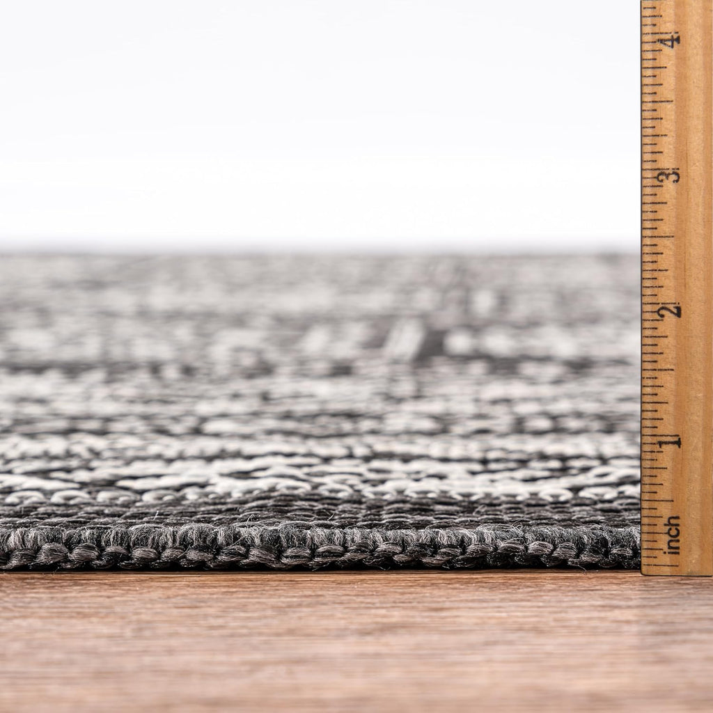 Keen Home Design Terrace Outdoor Area Rug - 10x14 Washable Indoor/Outdoor Rug for Patio, Kitchen, Balcony, Beach, Garden, Deck and Porch, Size: 10'x14'